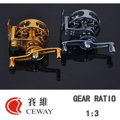 Winter Reel HP-55 CEWAY All Metal Fish Coil Fly Fishing Reels Material Tackle Equipment Ice Fishing Reel NEW 2019 FREE SHIPPING