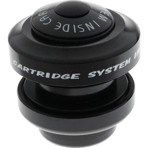 1'' / 1-1/8'' Threadless Alloy Road Bike Headset 30mm Headtube with Bearings Bicycle Headset Parts