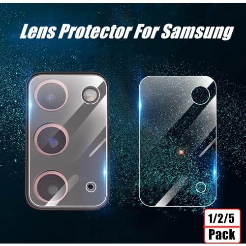 1/2/5PCS Camera Tempered Glass For Samsung Galaxy S21 Plus Lens Screen Protector For Samsung A51 A71 S20 FE Note 20 Camera Film