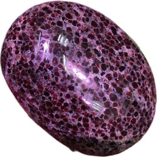 1pcs Natural polished red garnet palm stone garnet tumble stone home decoration crystal collection stone