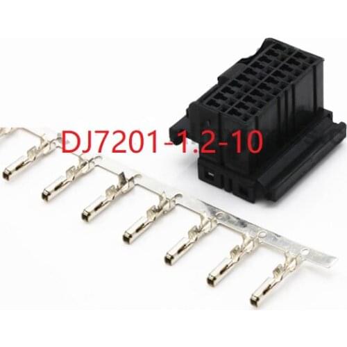 200 sets 20pin auto electrical plug 20way wire harness connector 174047-2 plug DJ7201-1.2-10