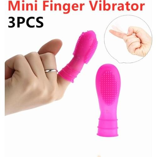 2021 New Mini Finger Vibrator Clitoral G-spot Stimulator Massager Masturbator Waterproof Finger Clit Vibrator Sex Toys