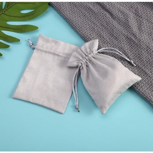 50pcs Velvet Drawstring Pouches Gift Bags Wedding Party Favor Pouch Christmas Decor Packaging Bags