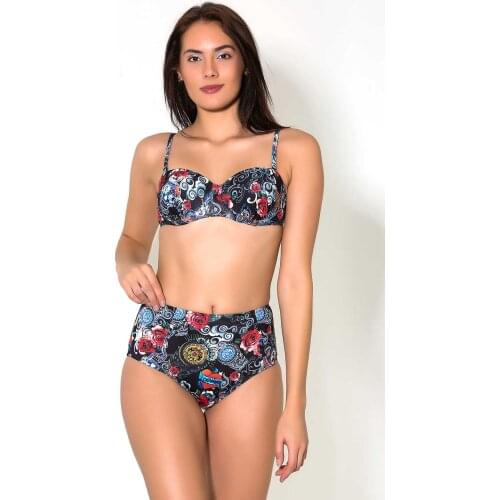 C & City 2917 Lined Bikini Suit Visual