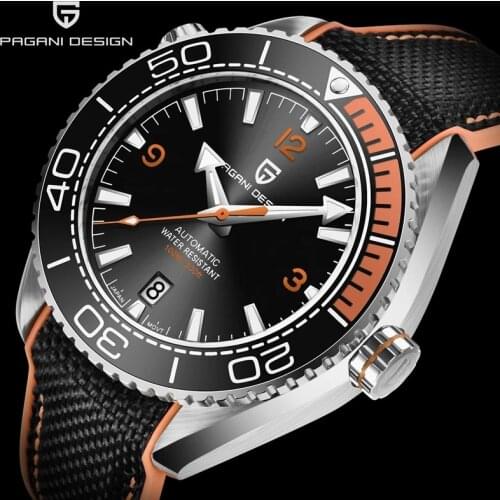 PAGANI DESIGN Mens Mechanical Watch Luxury Sapphire Glass Ceramic Bezel Automatic Wrist watch Leisure Sport Watch Reloj hombre