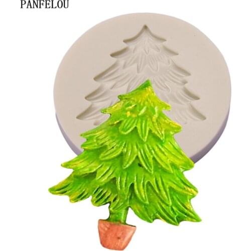 DIY Easter tree Cakes Molds Silicone Mold Fondant Cake Chocolate Soap Candy Biscuit Sugar Mold Baking Kitchen Accessories