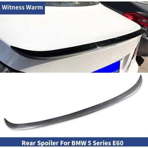 E60 5 Series Carbon Fiber rear spoiler wing For BMW E60 545i 525i 520i 530i Sedan car body kit MT style