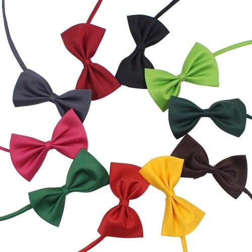 Children Bow Tie Boy and Girls Kids Clothing Accessories Solid Color Gentleman Neck Tie Bowknot Colourful Cravats Gift Fashion
