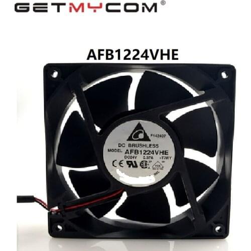 Getmycom Original AFB1224VHE 12038 12cm 120mm DC 0.57A 24V server inverter industrial axial cooling fan wholesale