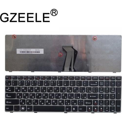 GZEELE NEW FOR Lenovo ideapad G580 Z580A G585 Z585 G590 Z580 G580A N580 N581 N585 N586 P580 P585 russian laptop keyboard grey RU