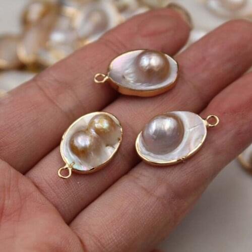 Cooper Natural Real Freshwater Baroque Pearls Necklace Bracelet Earrings Jewelry Parts Component Fittings 50pcs/lot