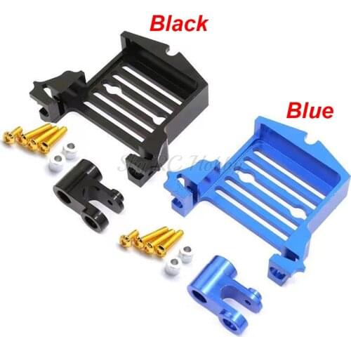 Metal Steering Gear Bracket Servo Base with Steering Arm for 1/5 Traxxas XMaxx X-Maxx RC Car Parts