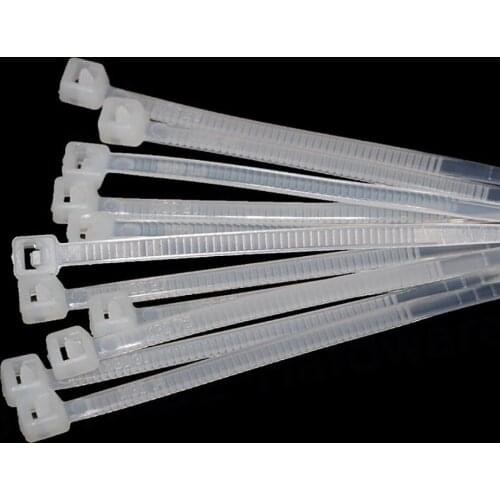 500PCS Nylon Cable Tie Self-Locking 3*60 3*80 3*100 3*120 3*150 3*200mm Plastic Zip Tie Good Insulation, Not Easy To Aging