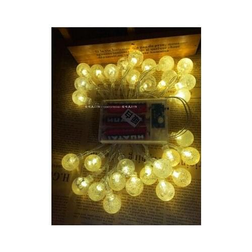 NEW 3M led 30 Flashlight battery ball String lights 3pcs AA Battery Operated Wedding Flashing LED light