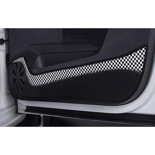 Fit For Jumpal CX65 A50 A70 D60 D80 Senia R7 R7C R9 S80 M80 Weizhi V5 Xiali N5 N7 Leather car door Anti-kick pad mats protector