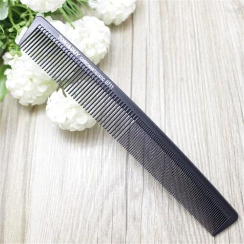 Professional Hair Comb Anti-static Hairdressing Carbon Hairbrush Salon Hair Styling Tools Handle Brush For Girls Ponytails
