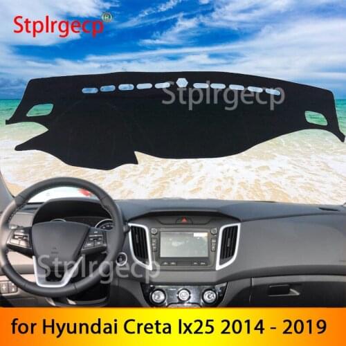 For Hyundai Creta Ix25 2014 2015 2016 2017 2018 2019 Anti-Slip Mat Dashboard Cover Pad Sunshade Dashmat Car Accessories