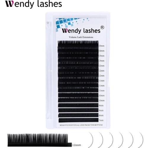 Volume Silk Korean Further All size High Quality Cilia Lash Extension Faux Mink Individual Eyelash Extensions