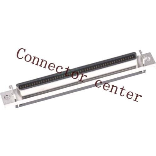 SCSI Connectors 1.27mm Pitch 100PIN 180 Degrees Vertical HPCN Connector With latch