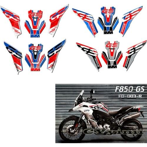Set For BMW F850GS Adventure ADV 2019-2021 Reflective Motorcycle Anti Slip Tank Pad Decorative Sticker Protective Stickers