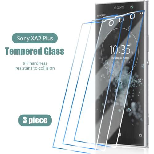 3PCS 9H Screen Protector For Sony Xperia 5 10 II Plus XA1 Tempered Glass for Sony Xperia L4 L3 L2 L1 XZ1 Z4 Z5 Z3 Compact Glass