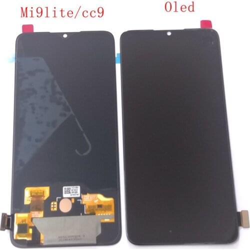 6.39"For Xiaomi Mi9lite Lcd screen display Touch Glass Digitizer Full Pantalla For xiao mi mi 9lite screen oled M1904F3BG