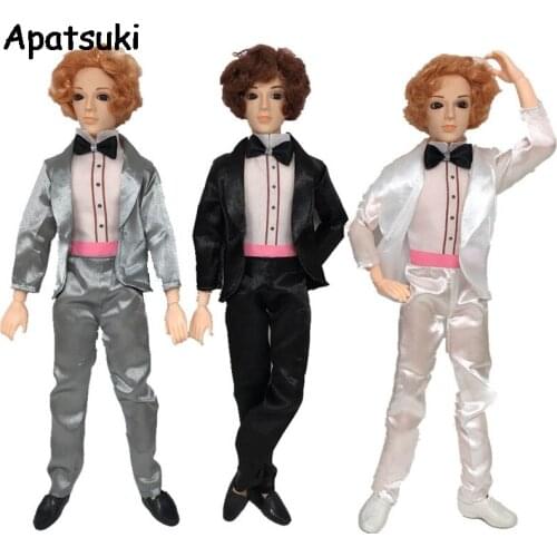 1set Male Doll Clothes For Ken Doll Men Business Wedding Suit For Barbies Boy Firend Ken Doll Accessories Kids Toy
