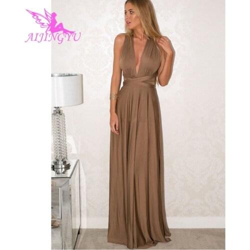 AIJINGYU Sexy Evening Long Party Dress Gown 2021 Women Elegant Formal Special Occasion Dresses Fashion Gowns BN128