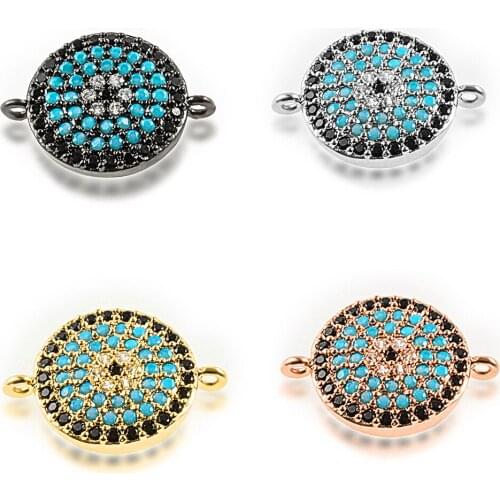 DIY Multi-Color and Versatile Accessories Seven-star Compass Earrings Bracelet Connector To Make Luxury Jewelry Accessories