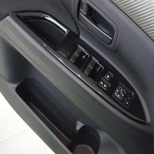 For Mitsubishi Outlander 2014 2015 2016 2017 2018 2019 2020 Door Window Armrest Switch Button Knob Panel Cover Trim Decoration