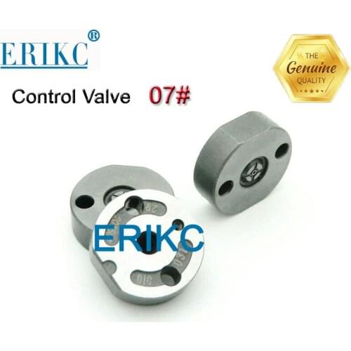 ERIKC 095000-7761 095000-7760 Common Rail Fuel Injector Control Valve Plate 07# For Diesel Injection 23670-0L010 23670-0L070