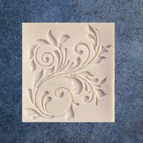 Leaf Flower Pattern Algal Modeling Cake Mold DIY Silica Gel Sugar Baking Tool Biscuit Mold A081
