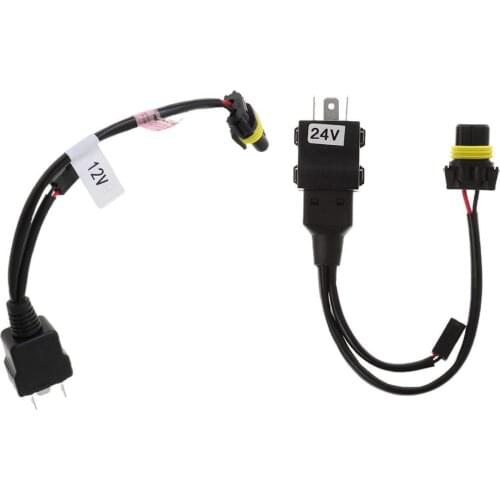 Relay Harness Control Cable For H4 Hi/Lo HID Bulbs Wiring Controller