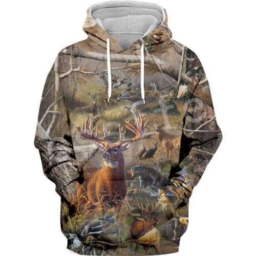 Tessffel Hunter Animal Camo Fashion Tracksuit 3DPrint Hoodie/Sweatshirt/Jacket/Mens Womens colorful casual Harajuku type3