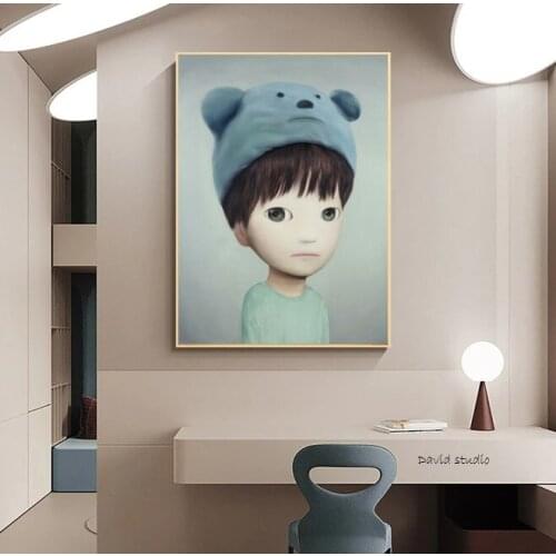 Hand Painted Paintings The Most Popular Japanese Cartoon Art Mayuka Yamamoto Oil Painting For Kids Room Dec. Christmas Gift