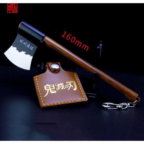 Ghost Killing Blade Animation Surrounding Stove Door Charcoal Zhilang Axe Alloy Model Animation 16cm Alloy Material