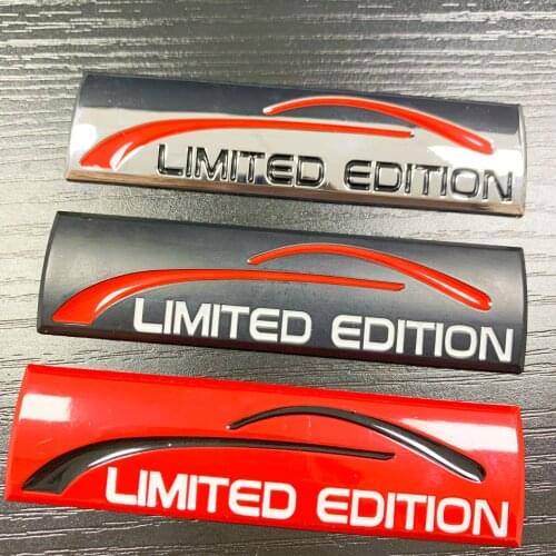 3D Metal Car Stickers Limited Edition Emblem Badge Decals for BMW Audi Honda Opel Lada Toyota Chevrolet Hyundai Jeep KIA Ford