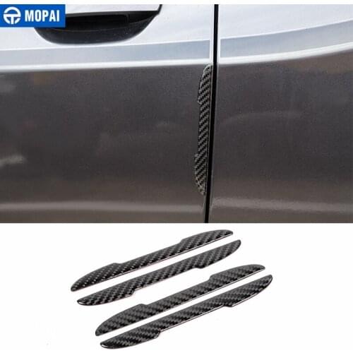 MOPAI Car Stickers for Dodge Car Door Edge Guard Strip Scratch Protector Anti-collision Trim Anti-rub Sticker for Challenger
