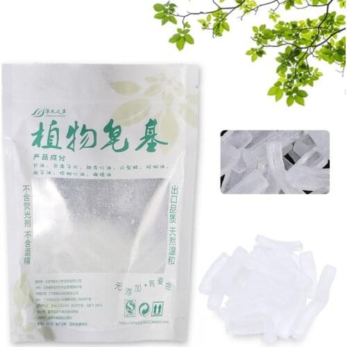 New 100 Grams Transparent Milk White Soap Base DIY Handmade Soap Making Raw Material All Natural Essential Oil Soap