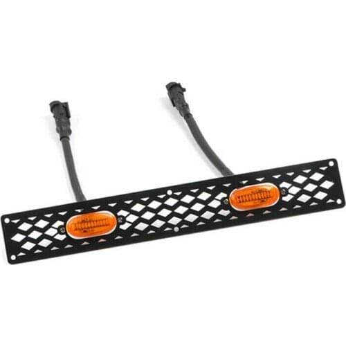 Front Bumper Grille LED Light Bracket Kit Decor for Camaro Cruze F150 Sonata Impreza Wrangler 4Runner Camry Jimny SUV