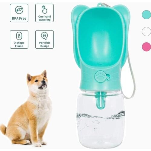 Portable Pet Water Bottle Drinking Leak Proof Dogs Travel Puppy Cat Drinking Bowl Outdoor Pet Water Dispenser Feeder Pet Product