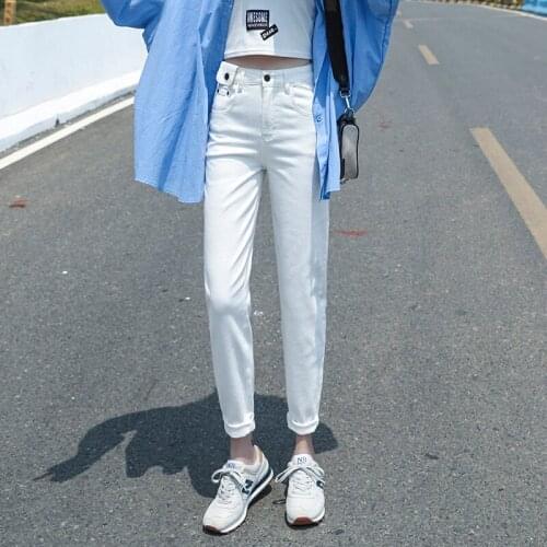 Casual pants Jeans Woman Harem Denim Trousers Jeans Boyfriend Femme Denim Pants Women Pants Jeans High Waist Vintage New 2021