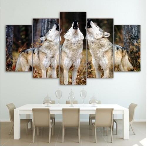 Modern Canvas Painting HD Printed Wall Art Frame Modular Pictures 5 Pieces Abstract Guitar Music Poster Living Room Decor