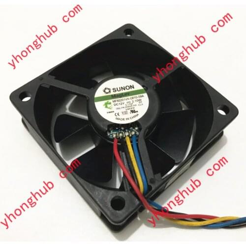 SUNON MF60201VX-Q010-S9A DC 12V 2.10W 60x60x20mm Server Cooling Fan