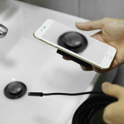 Waterproof Endoscope Camera Flexible USB Mini Industrial Endoscope Camera Flexible Hard CableBorescopeInspectionCamera Universal