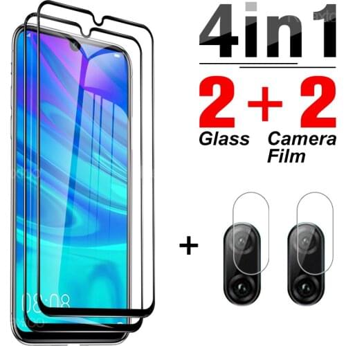 4-in-1 Tempered Glass For Huawei P Smart 2019 P Smart Plus 2019 P Smart2020 Protector For Huawei P Smart Z Nova 7 SE Lens Film
