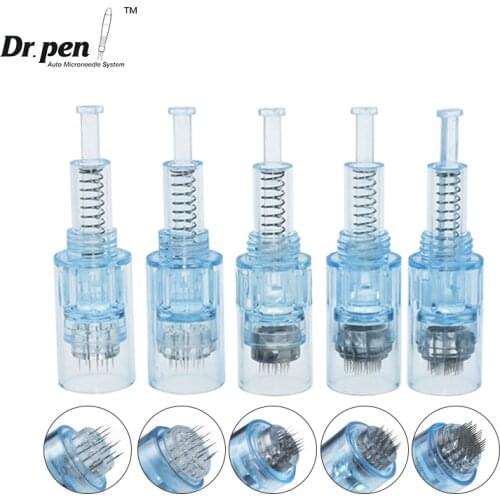 Dr Pen Ultima X5 Replacement Cartridges Screw Slot Needles 9 12 24 36 42 PIN Cosmetic Tips Disposable Replacement Parts