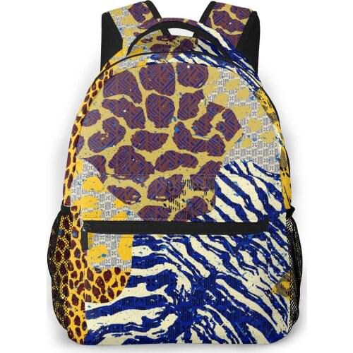 2021 Backpack Women Shoulder Bag Traditional African Print Fashion School Bag For Teenage Girl Backpacks Travel Bag