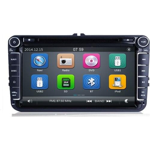 8" 2 din Car DVD GPS radio stereo player for Volkswagen VW golf 6 passat b6 B7 Touran polo Tiguan seat leon skoda octavia
