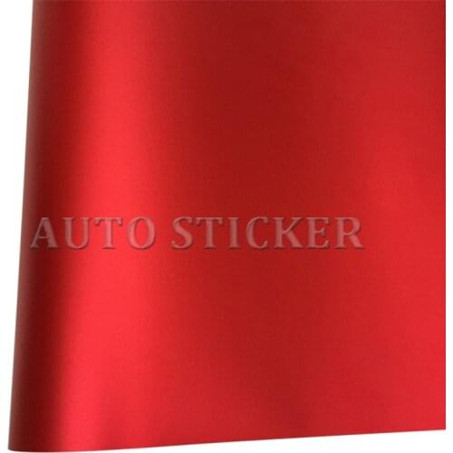 50X50/100/120/130/150CM Red Blue Satin Metallic Matt Vinyl Glossy Film Car Wrap With Air Bubble Free Car Wrapping Sticker Foil